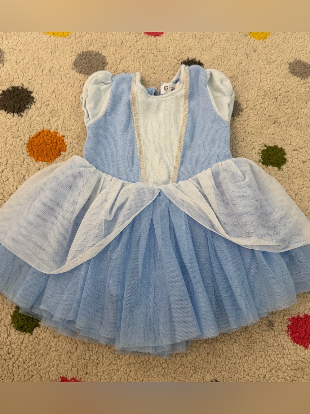 GAP Light Blue Tulle Princess Cinderella Dress Costume